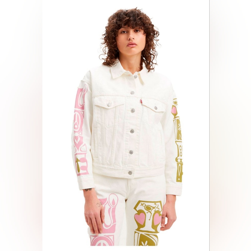 Levi's 90s trucker Love Trip Jean Jacket